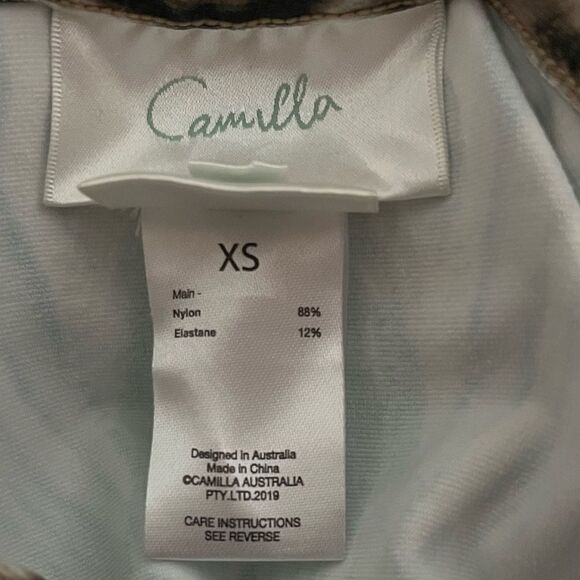 Camilla Catsuit Warrior Wanderlust Animal Print Sleeveless Wore 1X One-Piece XS - Picture 16 of 16